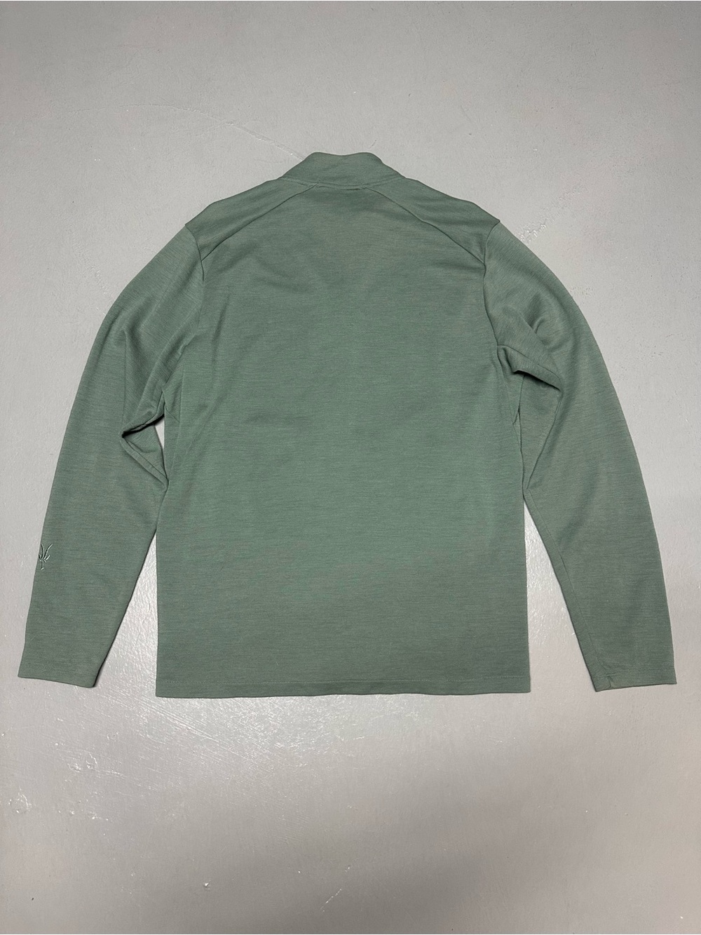 Ibex Merino Wool Shak Lite Full Zip Knit Layer Sweater Jacket Pockets Teal Green - Picture 12 of 13